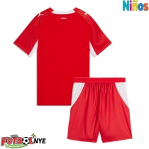 Camiseta Suiza Primera Equipación para niños Mundial 2026 manga corta (+ pantalones cortos)